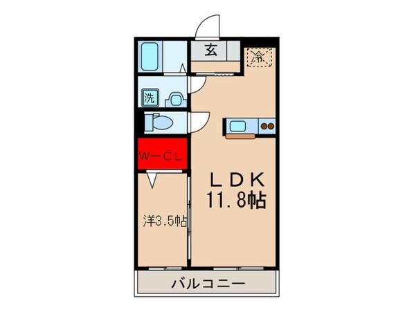 フェアレ－ン高野台Ⅱの物件間取画像